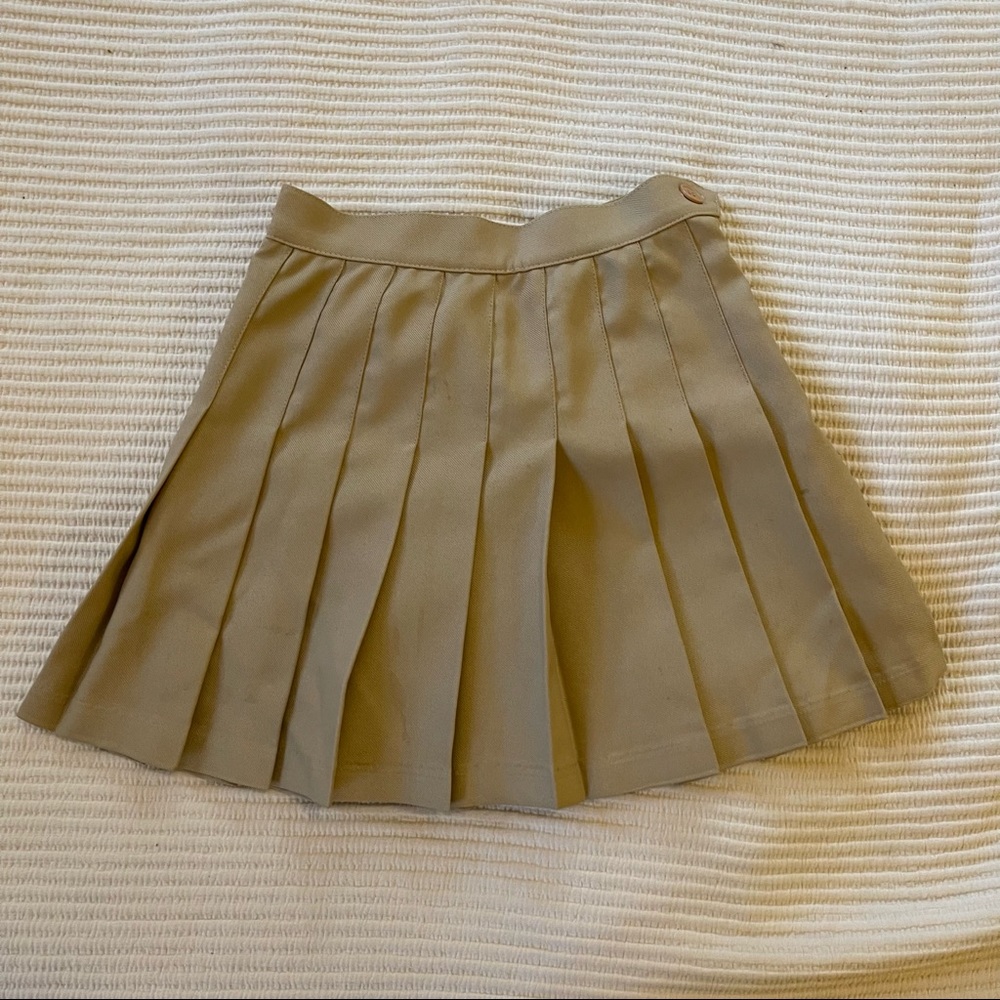 Los Angeles Apparel tennis skirt in tan